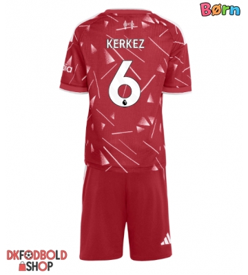 Liverpool Milos Kerkez #6 Hjemmebanesæt Børn 2026-27 Kort ærmer (+ korte bukser)